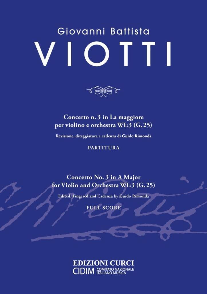 Concerto n. 3 in La maggiore